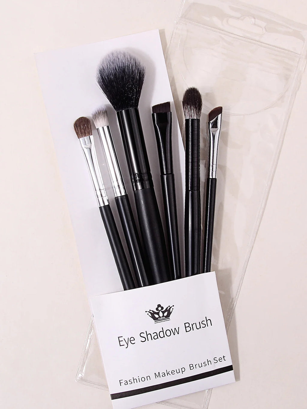 6-Piece Eye Makeup Brush Set – Blending, Brow & Liner Kit