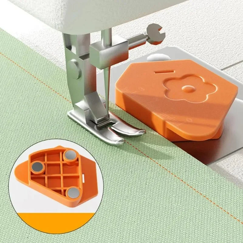Magnetic Sewing Machine Gauge – Anti-Curl Edge Guide Tool