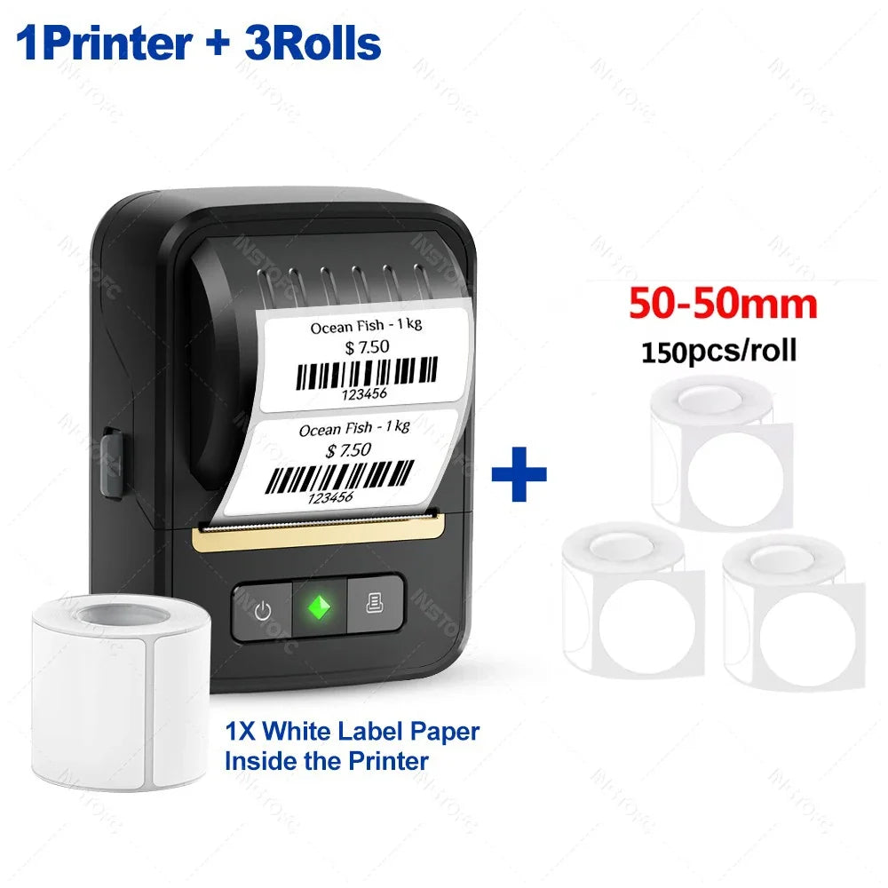 NiiMbot N20 Bluetooth Mini Label Printer – Thermal, Ink-Free