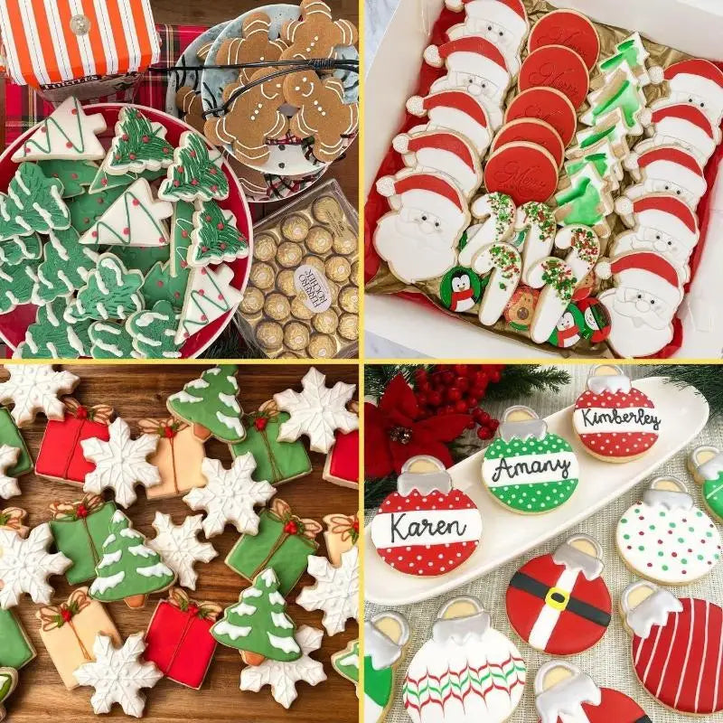 12-Piece Christmas Cookie Cutters Set – Stainless Steel