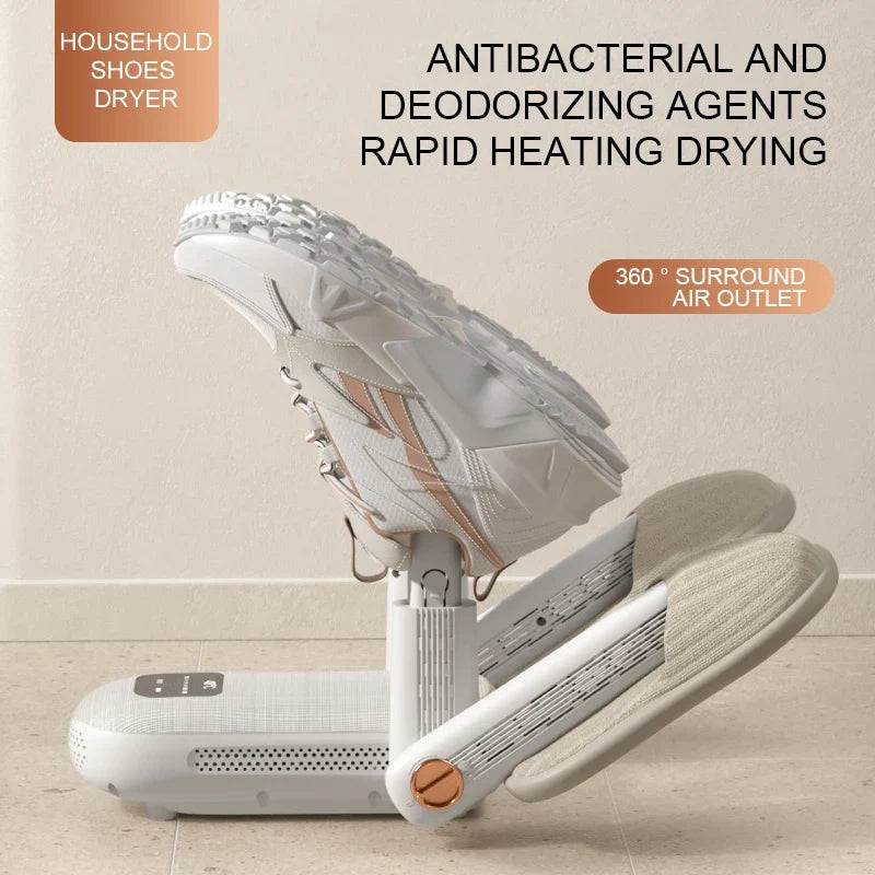 DUTRIEUX Portable Electric Shoe Dryer with Timer & Deodoriser