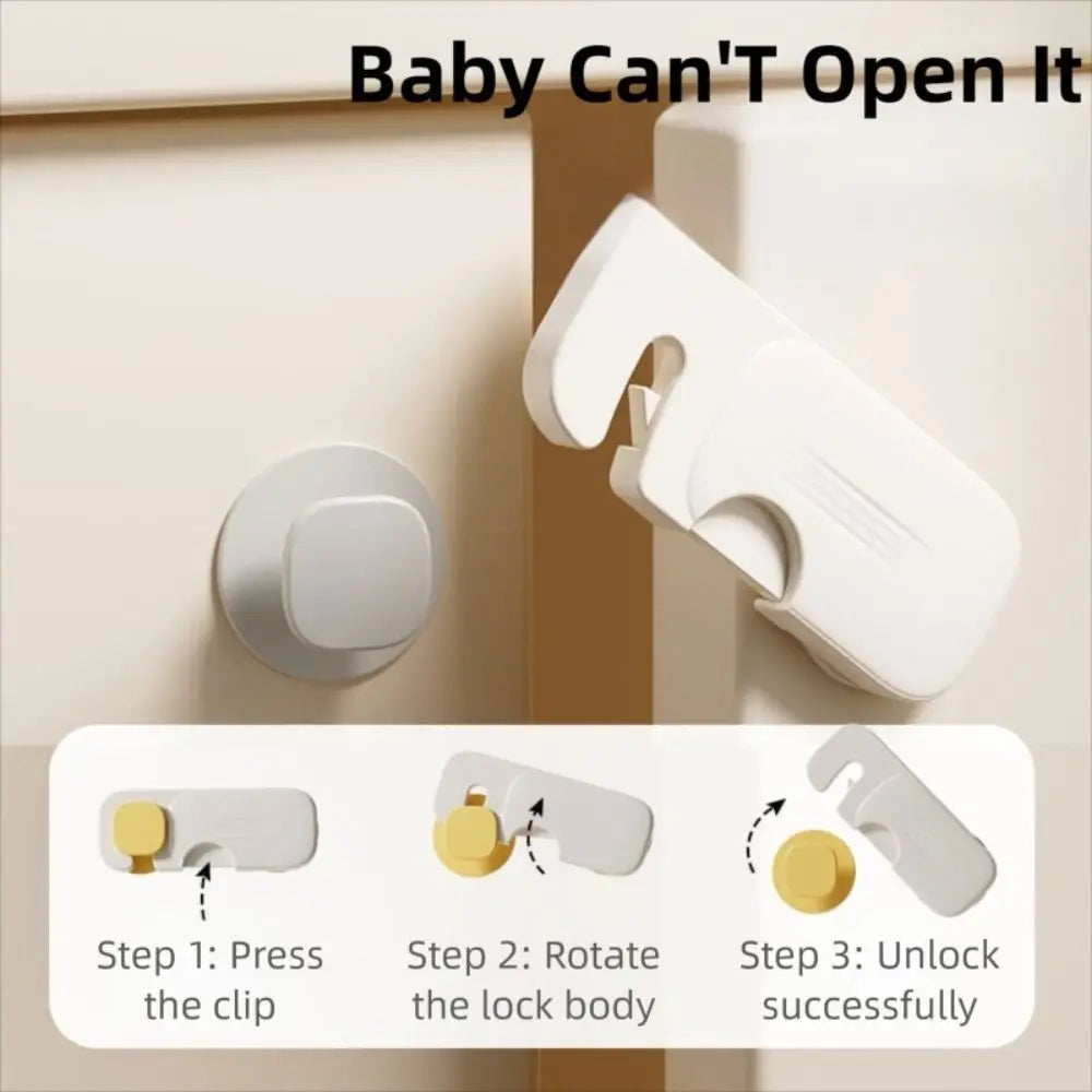 Self-Adhesive Child Proof Cabinet Locks | Baby Safety Latches