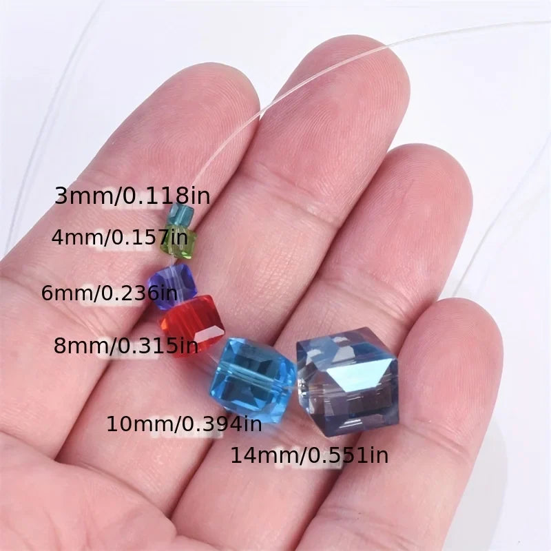 Multicolor Austrian Crystal Faceted Spacer Beads – 2mm to 8mm