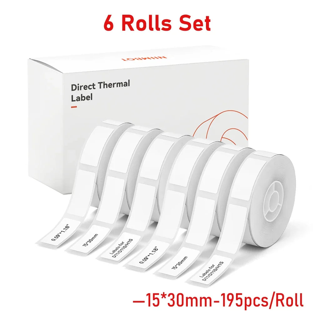 Niimbot Thermal Label Paper Roll – B1 B21 B3S D110 Compatible