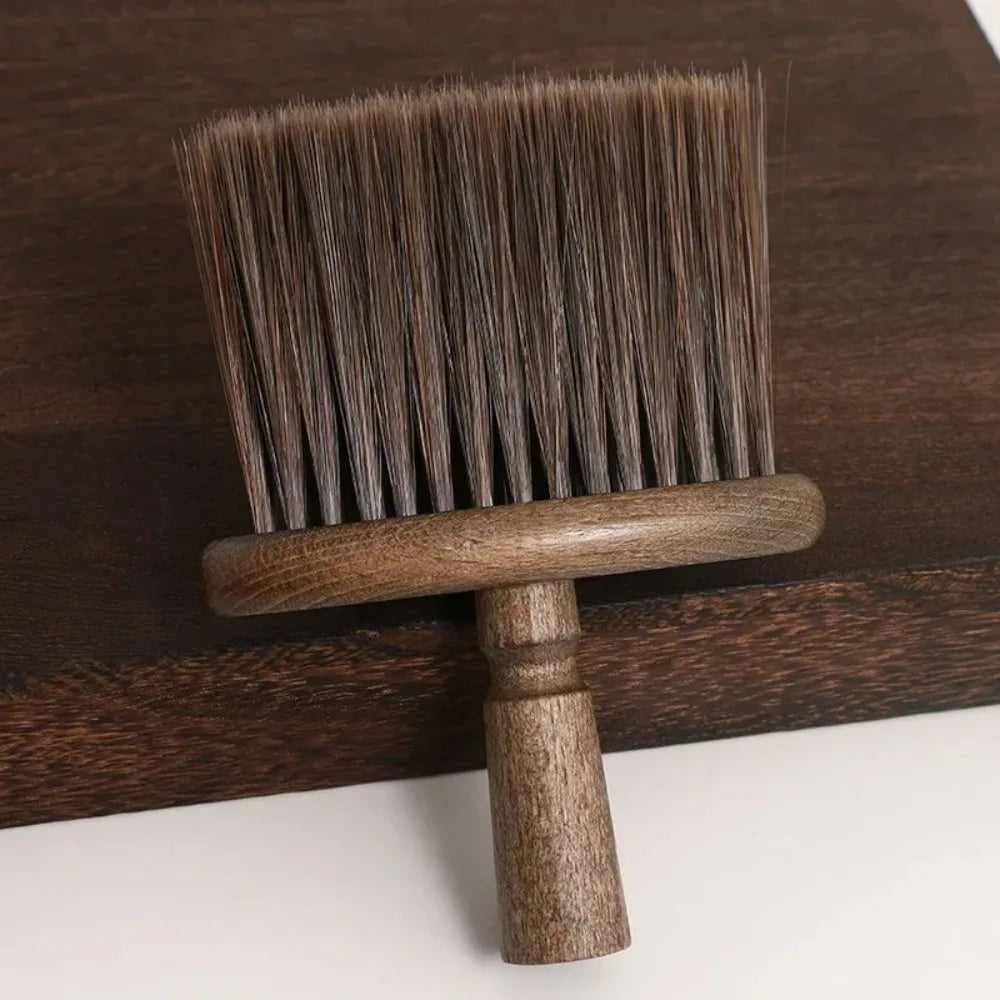 Soft Bristle Wooden Handle Keyboard & Coffee Cleaning Brush