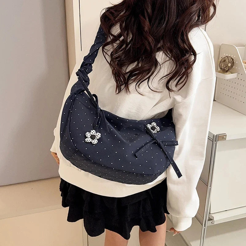 Women's Large Capacity Nylon Crossbody Tote Handbag | Nixie