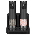 CLITON Electric Salt & Pepper Grinder Set with LED – 2 Pack