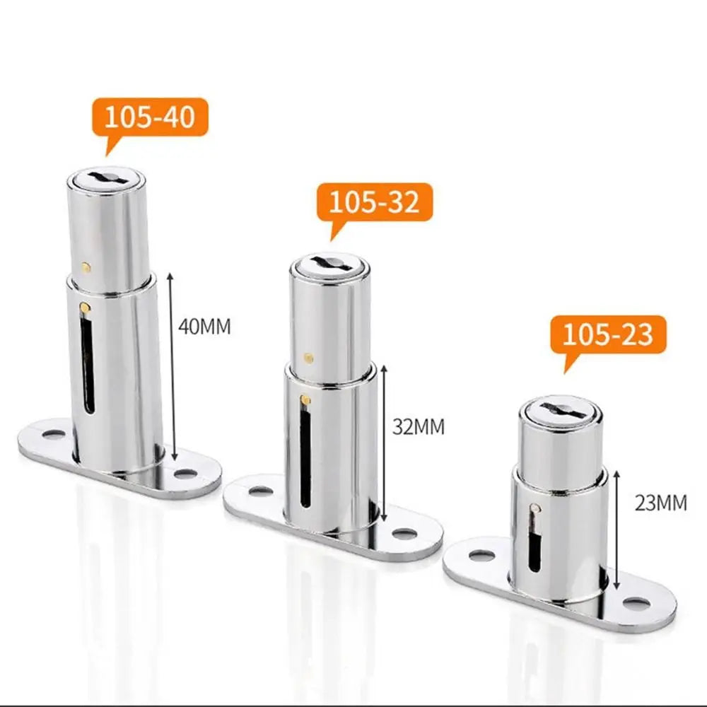 Sliding Door Window Lock with Keys – Zinc Alloy Security Catch