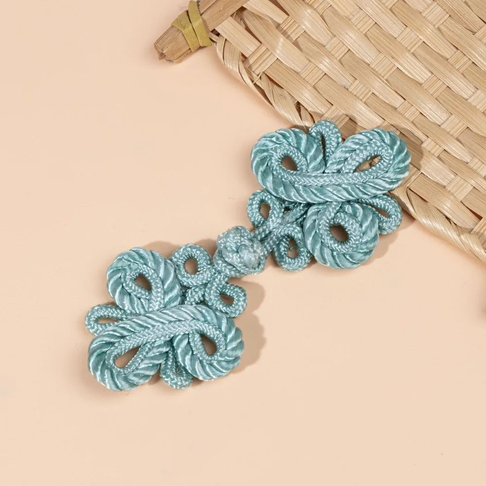 Chinese Knot Tassel Shank Buttons DIY Sewing Plate Buckle