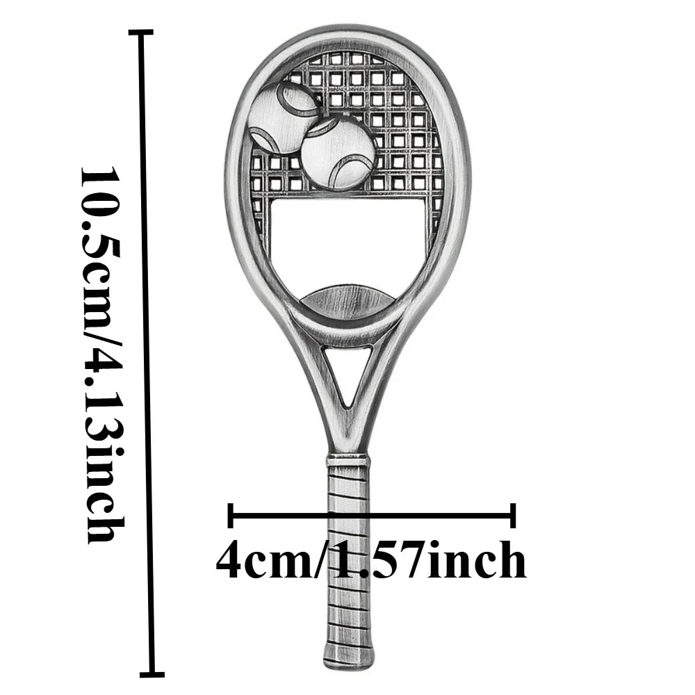 Tennis Racket Bottle Opener – Novelty Zinc Alloy Beer Opener