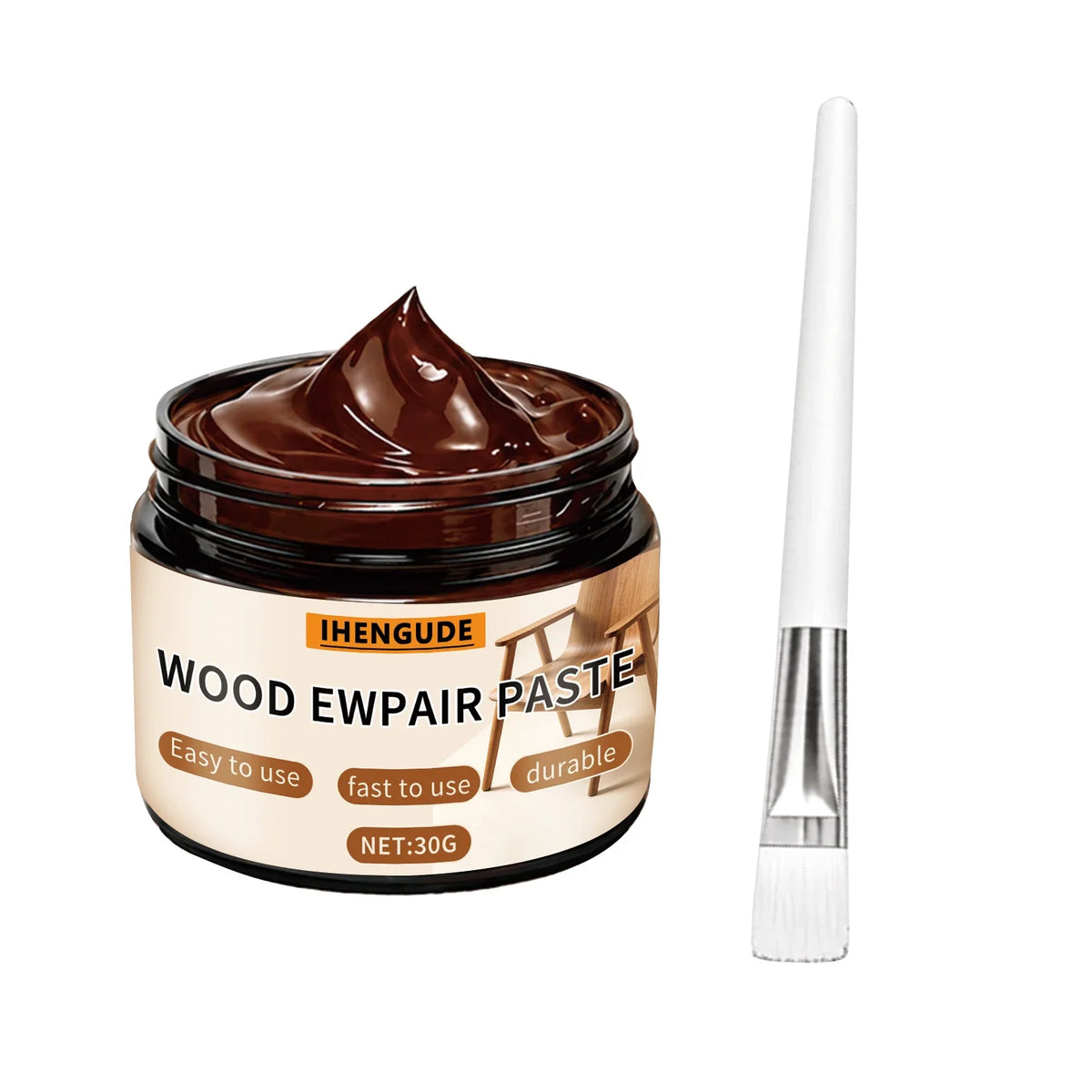 Wood Repair Paste – Fill Cracks, Scratches & Polish Furniture