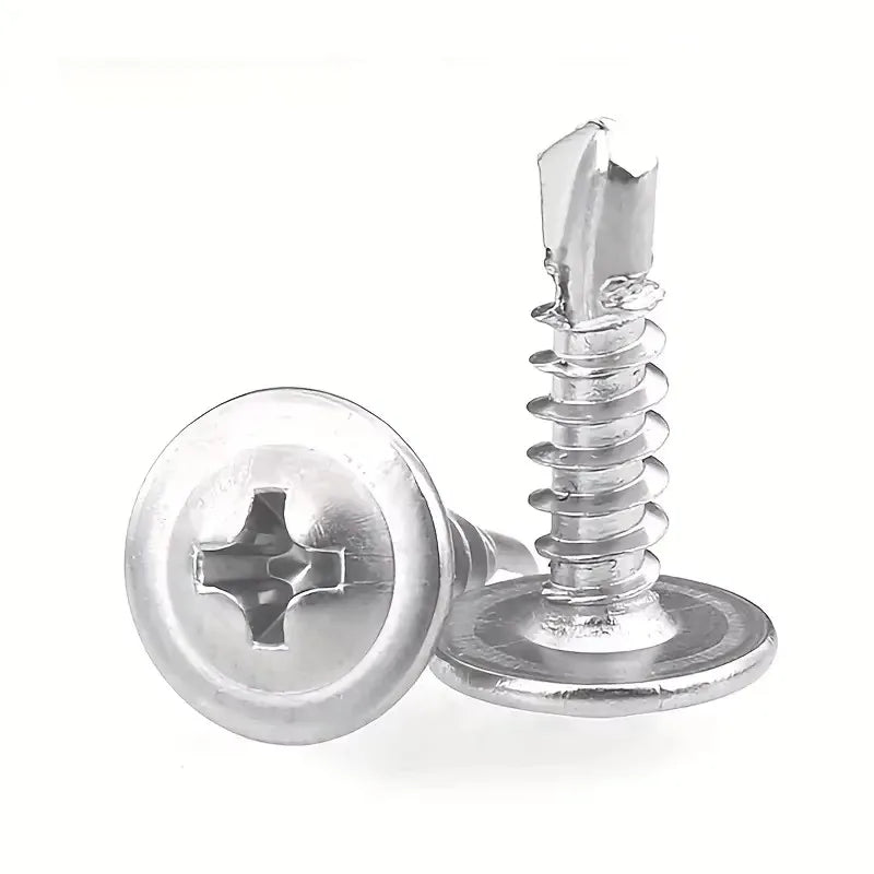 SUS410 M4.2 Round Head Self-Tapping Screws 50pcs – Drill Tail