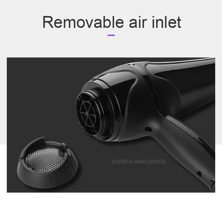 Ion Hair Dryer 900W Quiet Anion – Travel & Salon Styling
