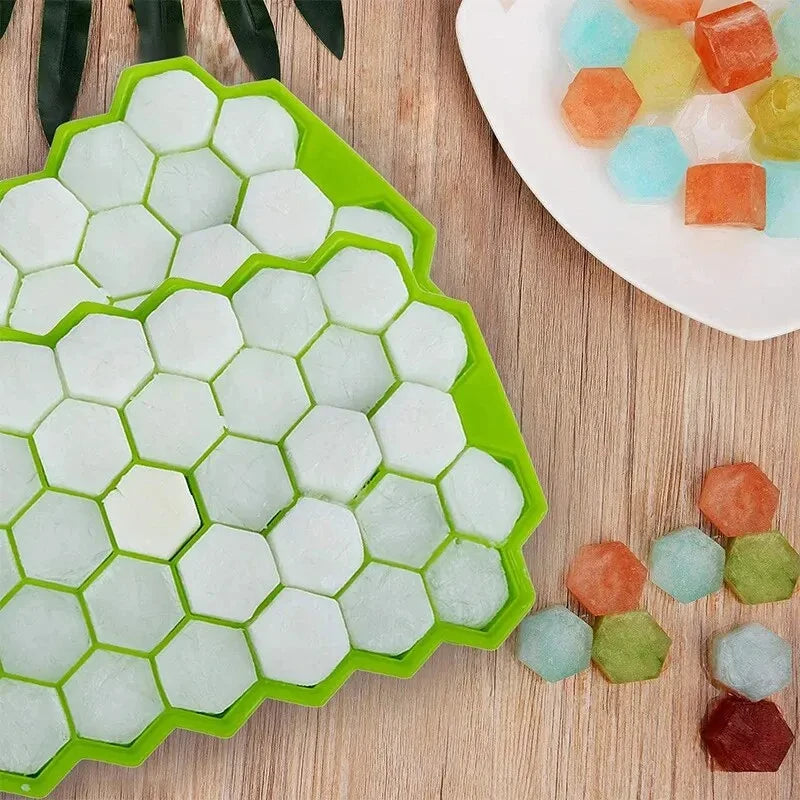 Honeycomb 37-Cube Ice Tray DIY Ice Mold – Nixie