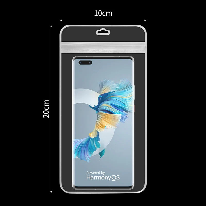 Waterproof Phone Pouch – Universal Clear PVC Swimming Bag