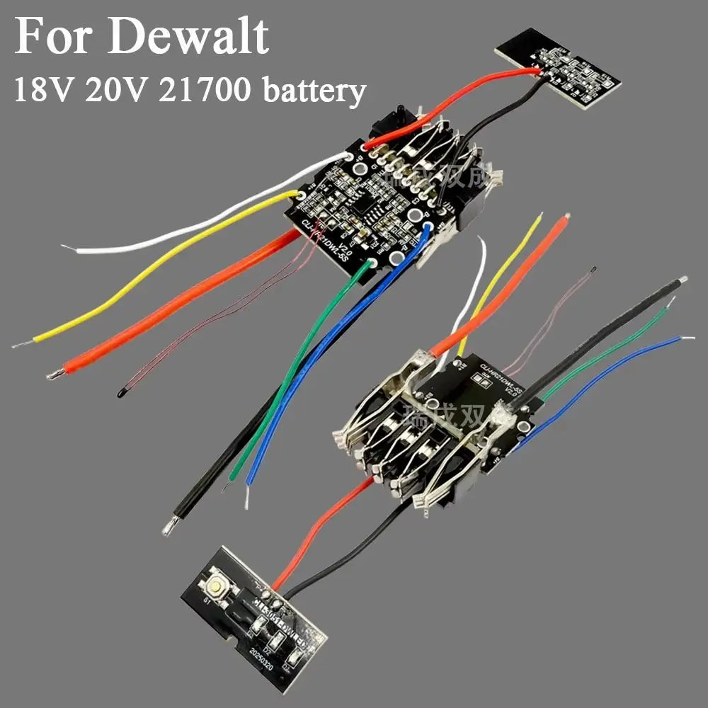 20V Li-Ion BMS Protection Board for Dewalt 18V/20V Battery