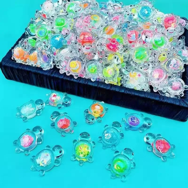Mini Luminous Turtle Party Favors Glow Desk Toys 10-50pcs