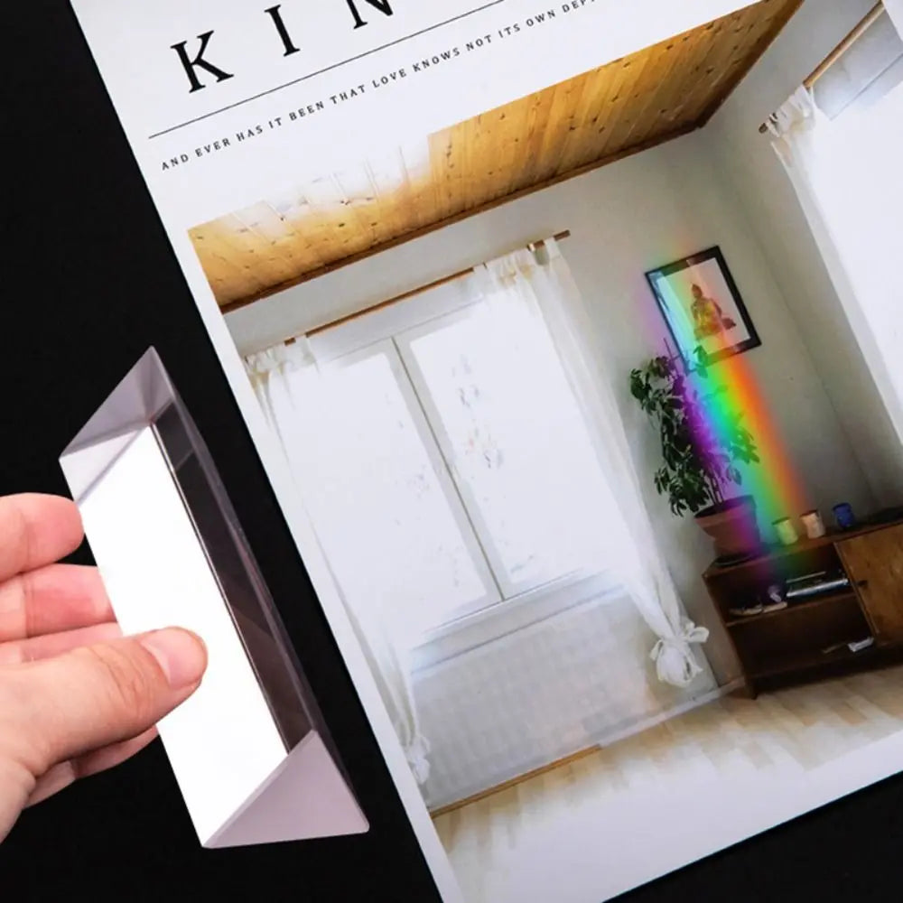 K9 Crystal Glass Triangular Prism – Rainbow Optics Tool