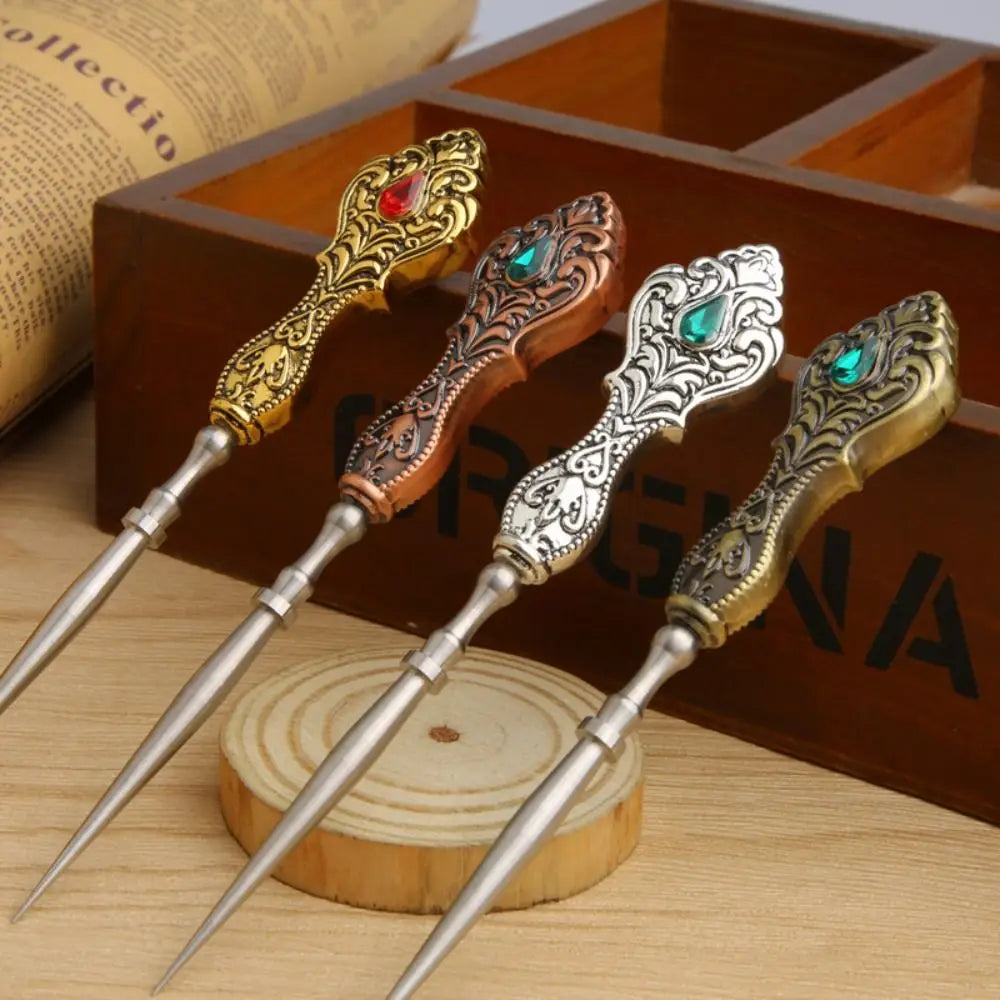 Metal Vintage Sewing Awl – Leather & Fabric Hole Punch DIY Tool