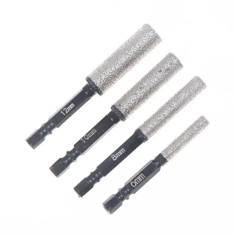 Vacuum Brazed Diamond Dry Drill Bit Set 5–12mm | Pack of 2