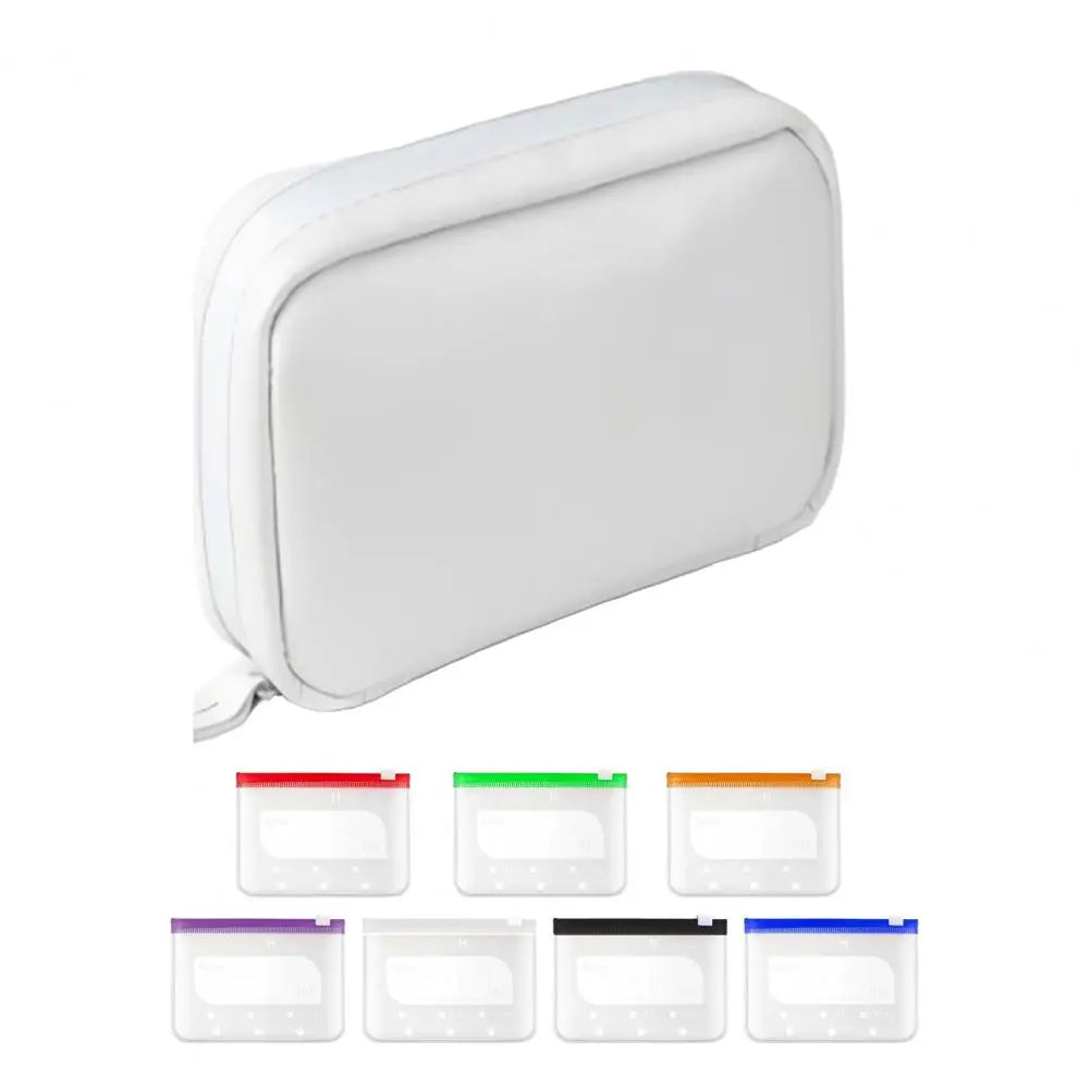 Weekly Pill Organizer – 7 Zippered Waterproof Medicine Bags