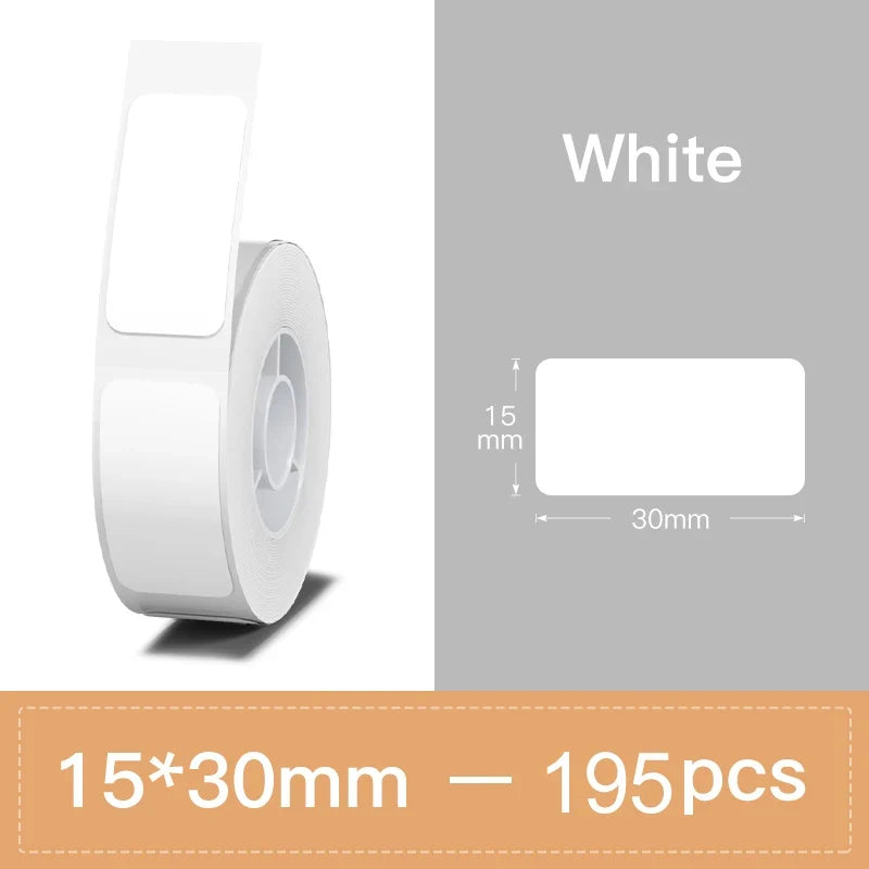 Niimbot Thermal Label Rolls – Clear & White for D11 D110 D101