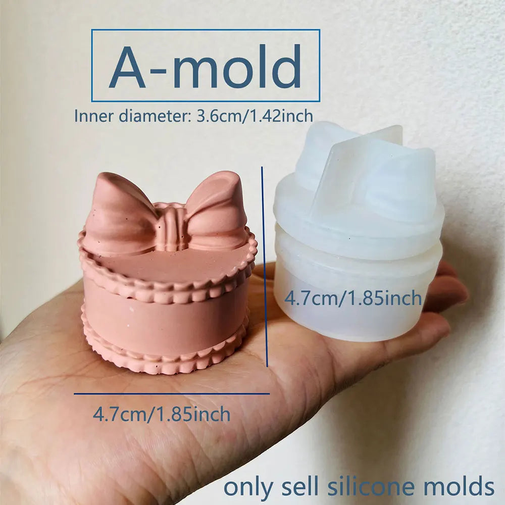 Silicone Concrete Mold Set – Constellation Candle Holder & Storage Box