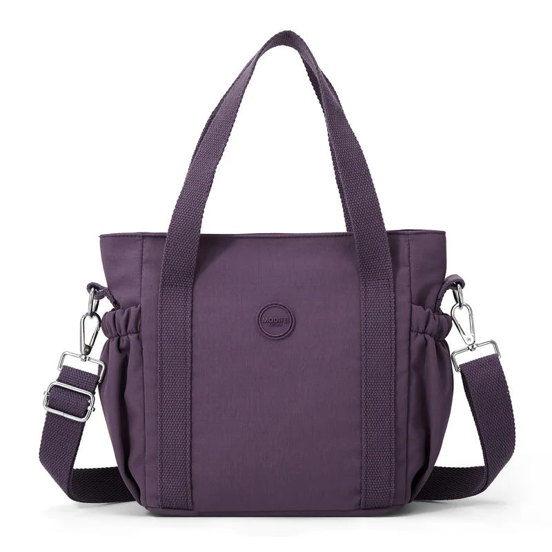 Nixie Large Nylon Tote Bag – Women's Lightweight Crossbody Shoulder