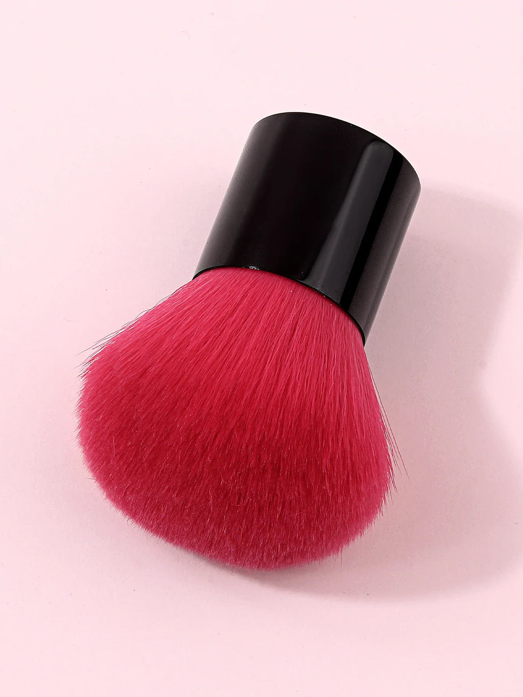 Large Soft Wool Fiber Face Blush & Powder Makeup Brush