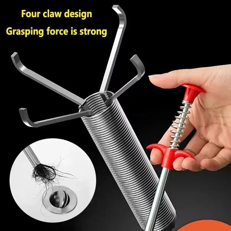 Flexible Alloy Drain Unclogger Tool – Car & Pipe Cleaner