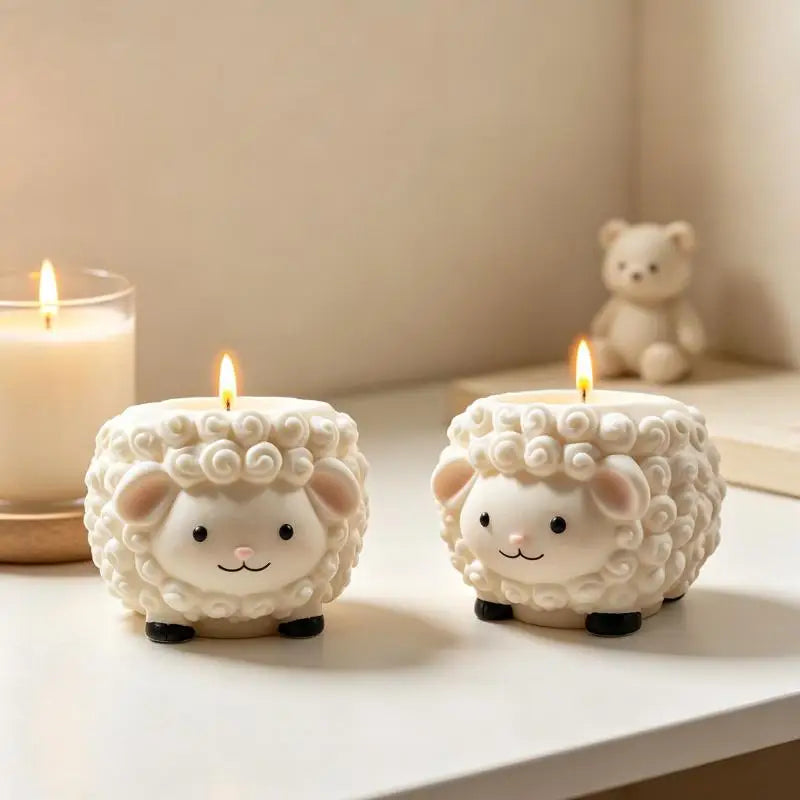 Sheep Silicone Candle Mold – Reusable DIY Craft Mould