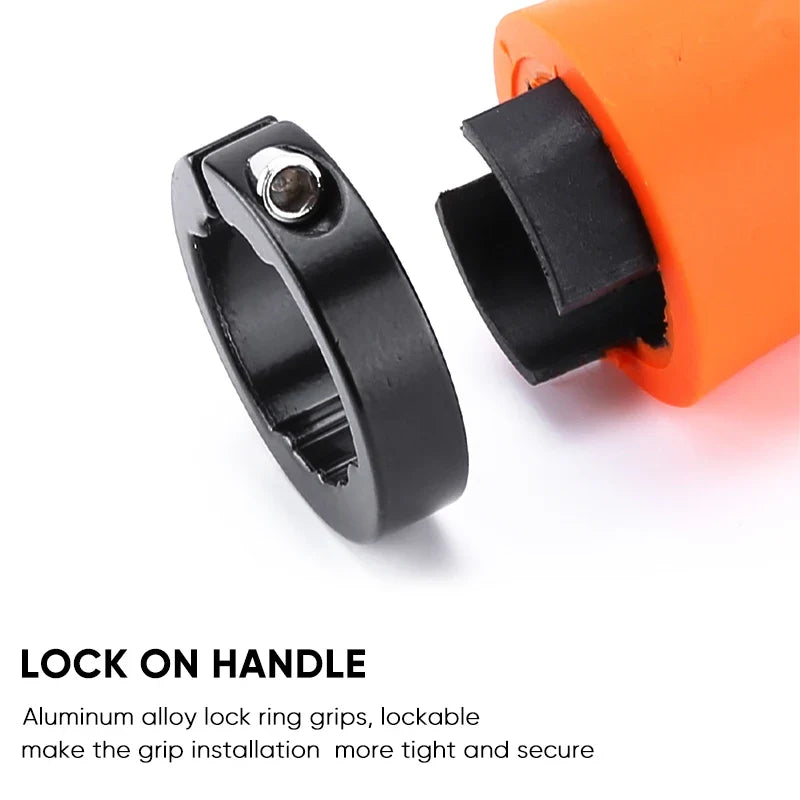 MTB Lock-On Handlebar Grips – Anti-Slip Ergonomic Bike Grips