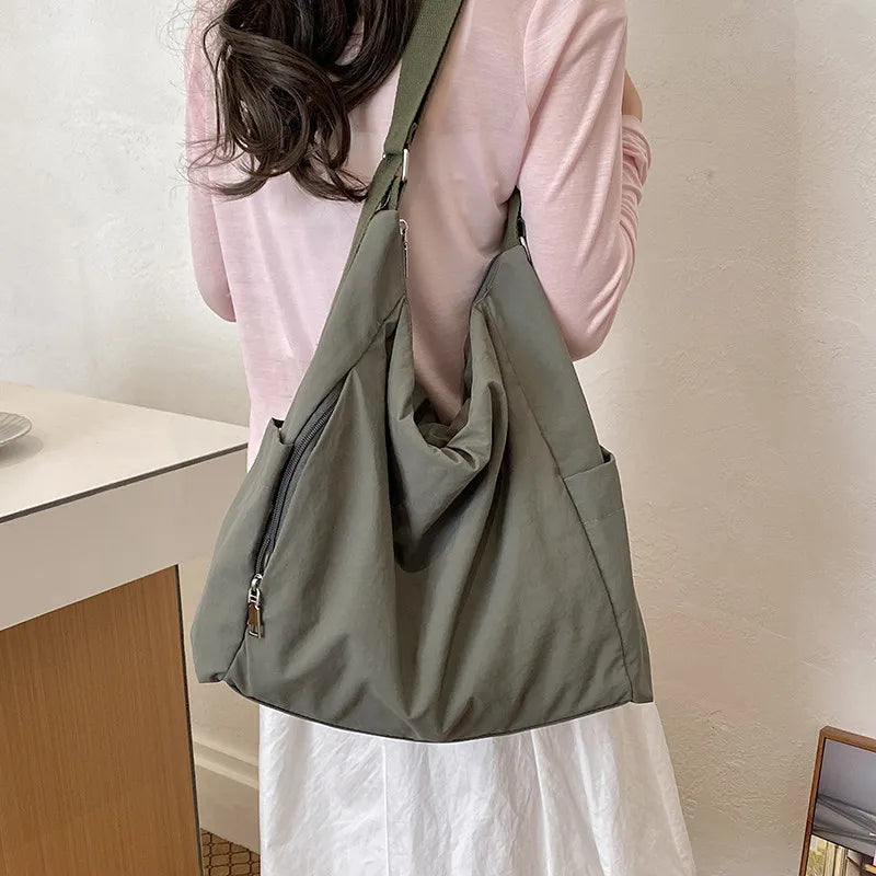 Convertible Nylon Crossbody Backpack & Sling Bag for Women