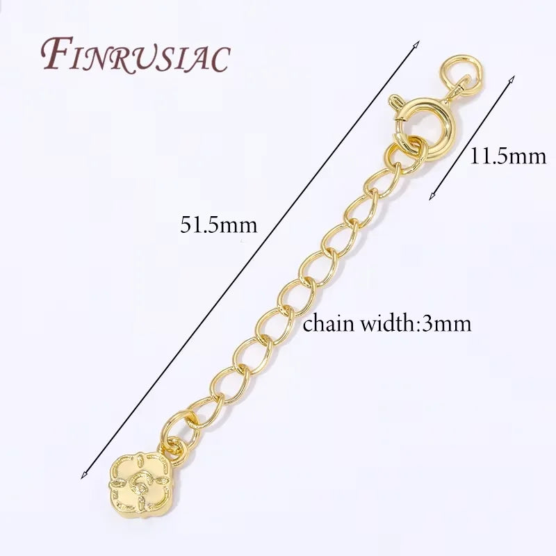 Gold Plated Lobster Clasp Extension Chain 66mm – DIY Jewelry
