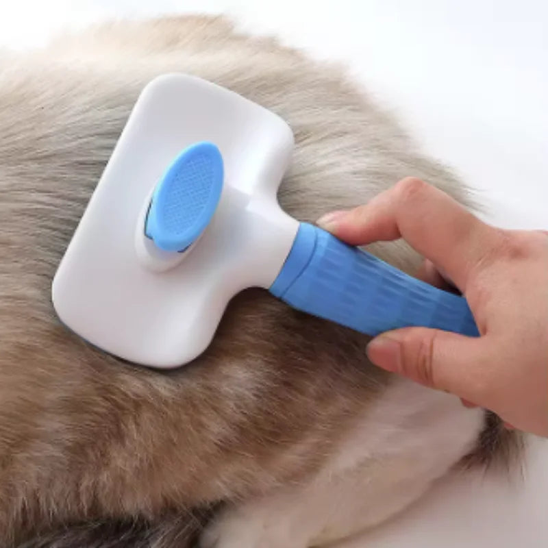 Pet Hair Remover Brush – Dog & Cat Long Hair Grooming Comb