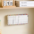 Wall-Mounted Acrylic Pen & Marker Organizer – 3 Compartments