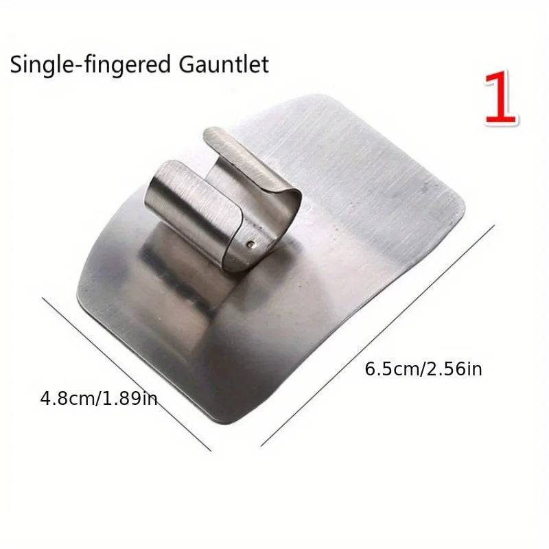 Stainless Steel Finger Guard for Slicing | Kitchen Safety Tool