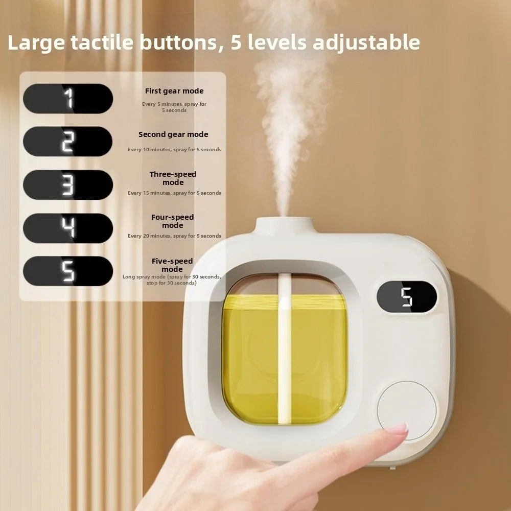 45ML Essential Oil Diffuser – LED Display & 5 Speed Settings