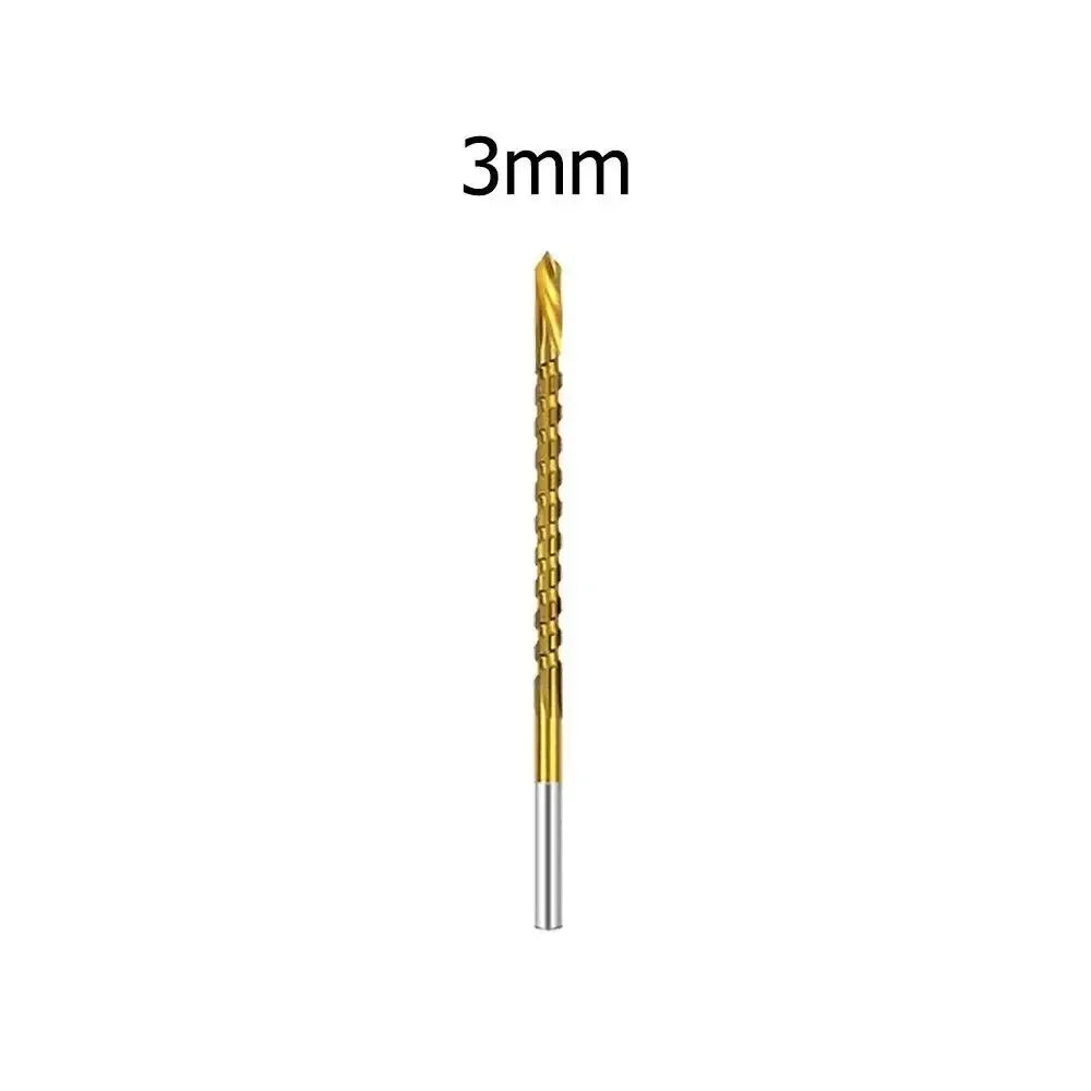 Titanium Coated HSS Twist Drill Bit Set – 6 Sizes 3–8mm