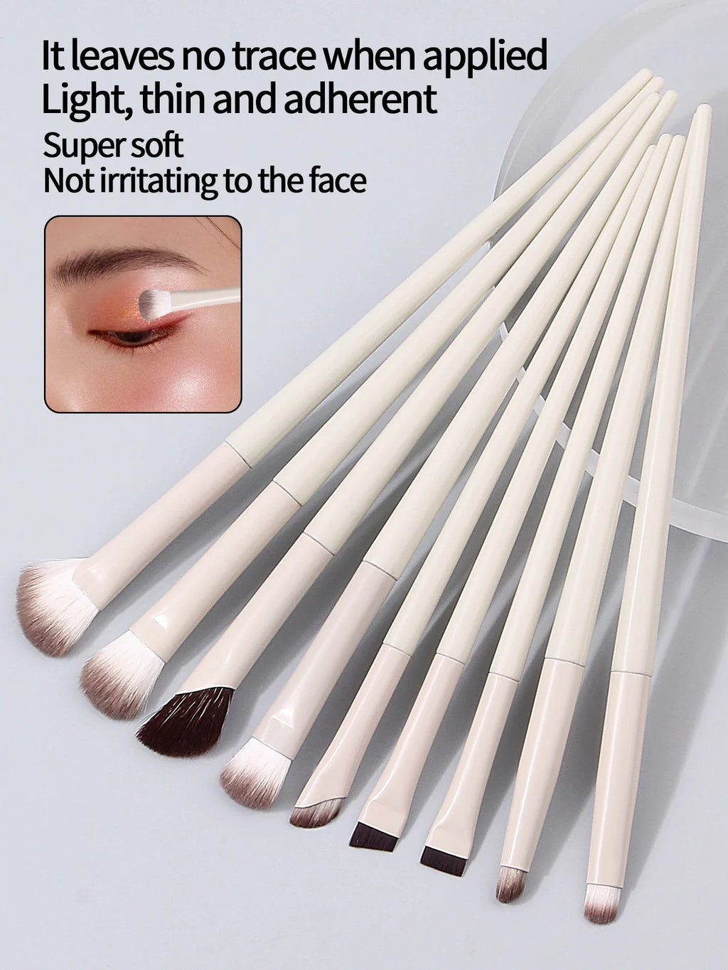 Eye Makeup Brush Set – Eyeliner, Eyebrow & Contour Brushes