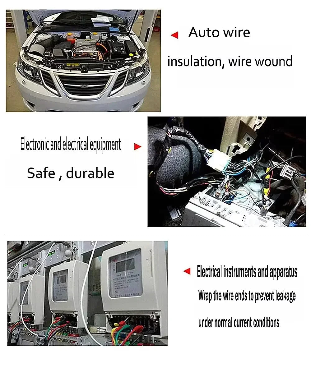 Velvet Car Wiring Harness Tape 9–25mm x 10m | Noise Reduction