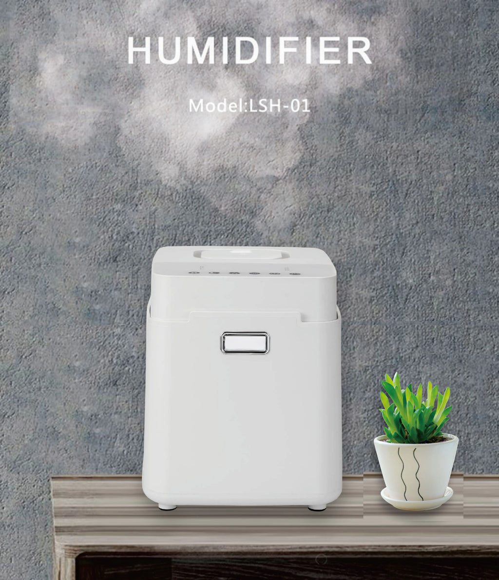 4L Stainless Steel Warm Mist Humidifier | Touch Control & Timer