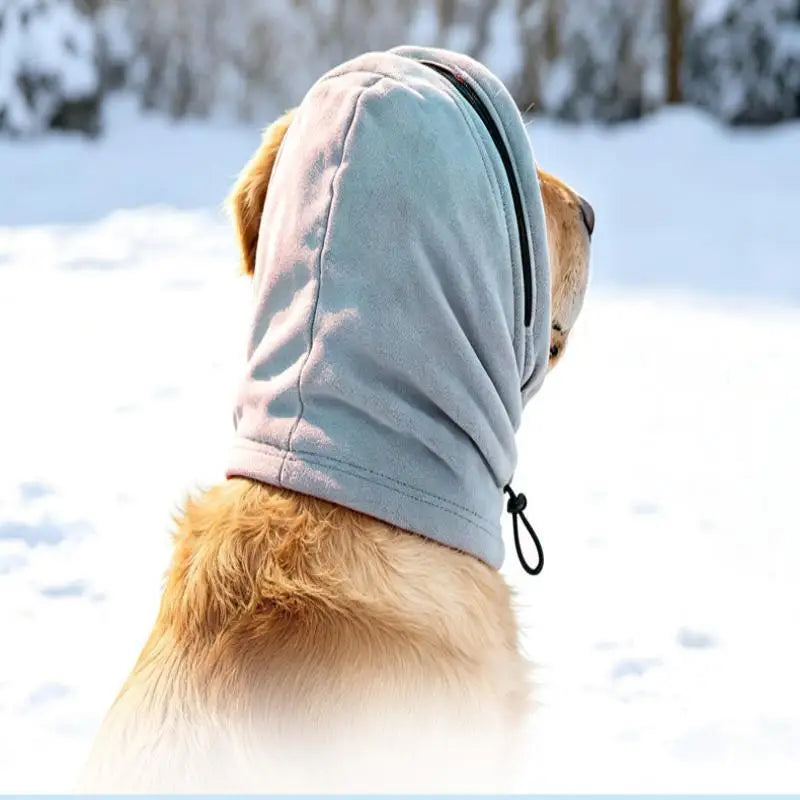 Dog Calming Ear Cover – 2-in-1 Warm Headband & Neck Scarf