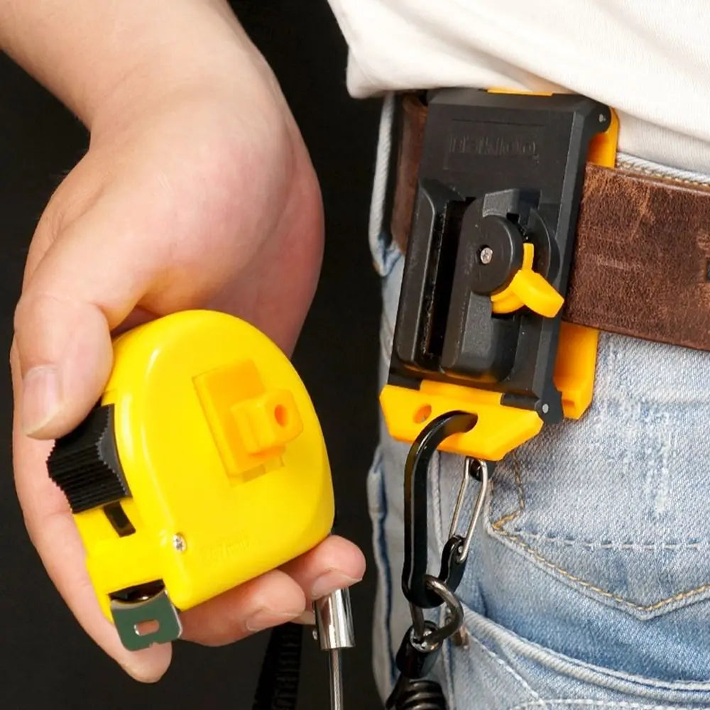 Quick Release Belt Clip Tape Measure Holder – ABS Non-Slip