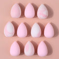 Mini Pink Beauty Sponges 10-Pack – Blend Foundation & Powder
