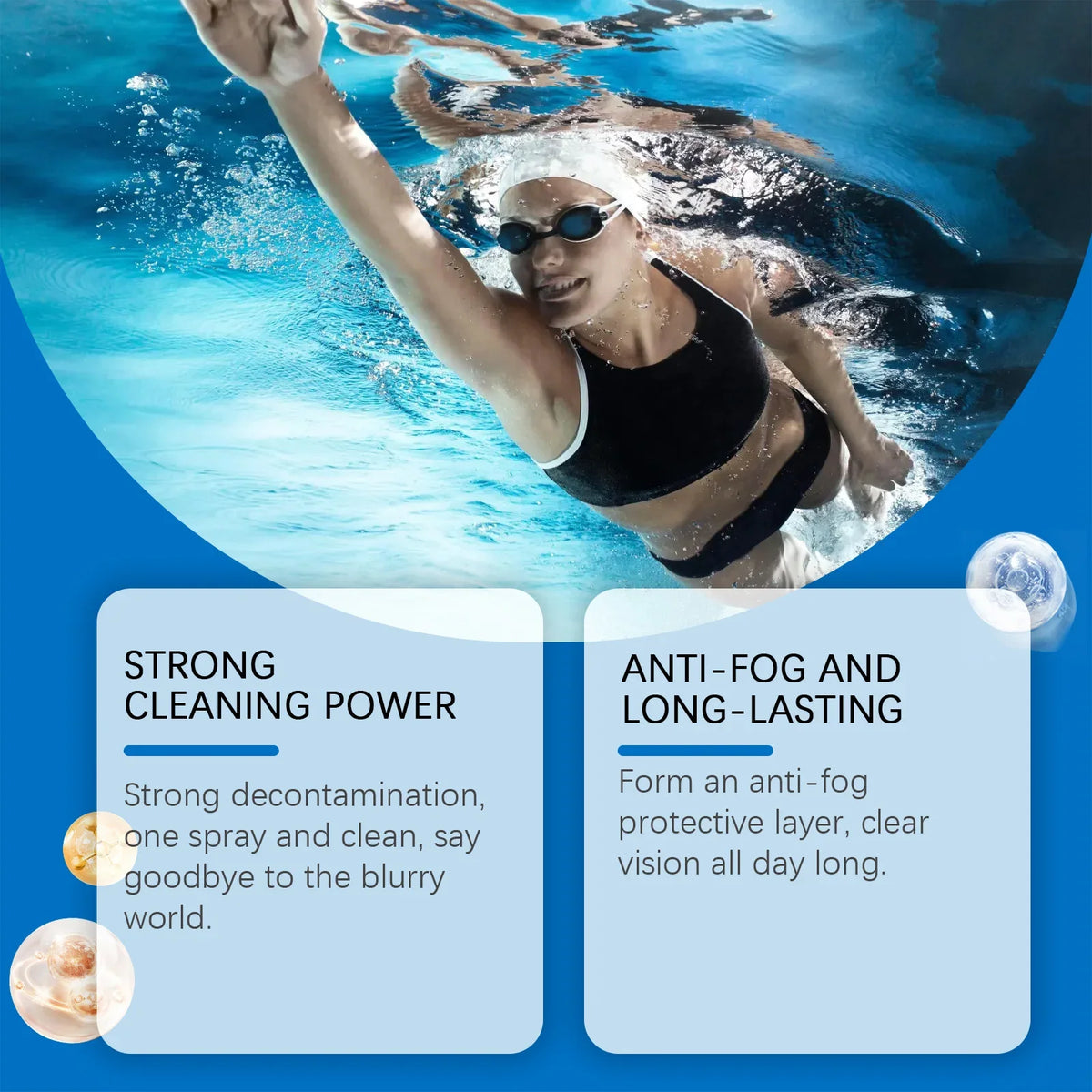 Jue-Fish Anti-Fog Spray for Glasses & Goggles 30ml