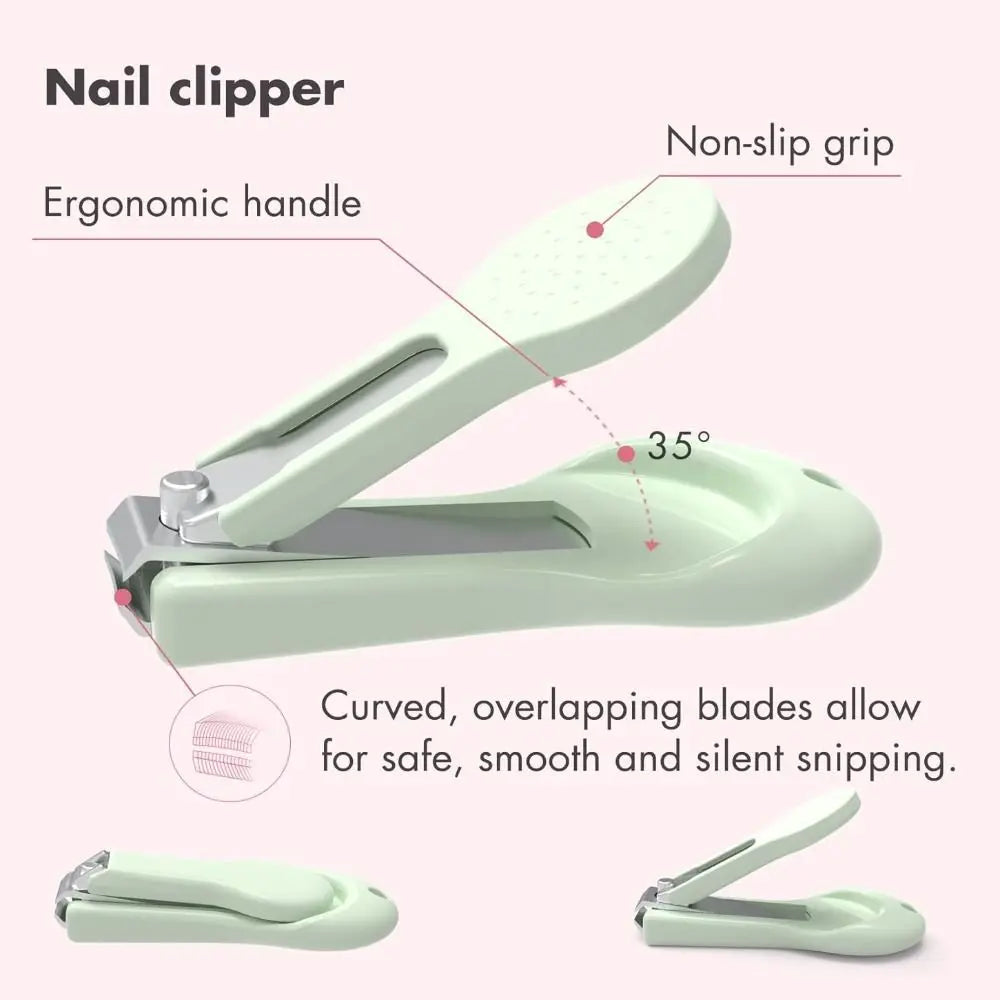 Owl Baby Nail Kit – 5-in-1 Safety Manicure Set with Case