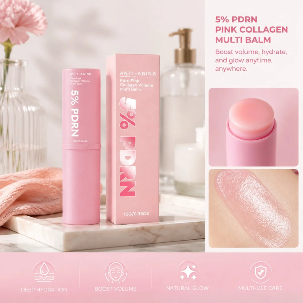 PDRN Pink Collagen Multi Balm – Face, Lip & Neck Moisturizer