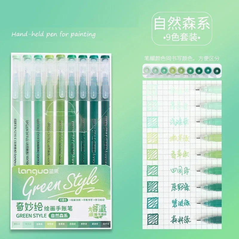 Glitter Gel Pen Set 162 Colors – 0.5mm & 1.0mm Art Pens