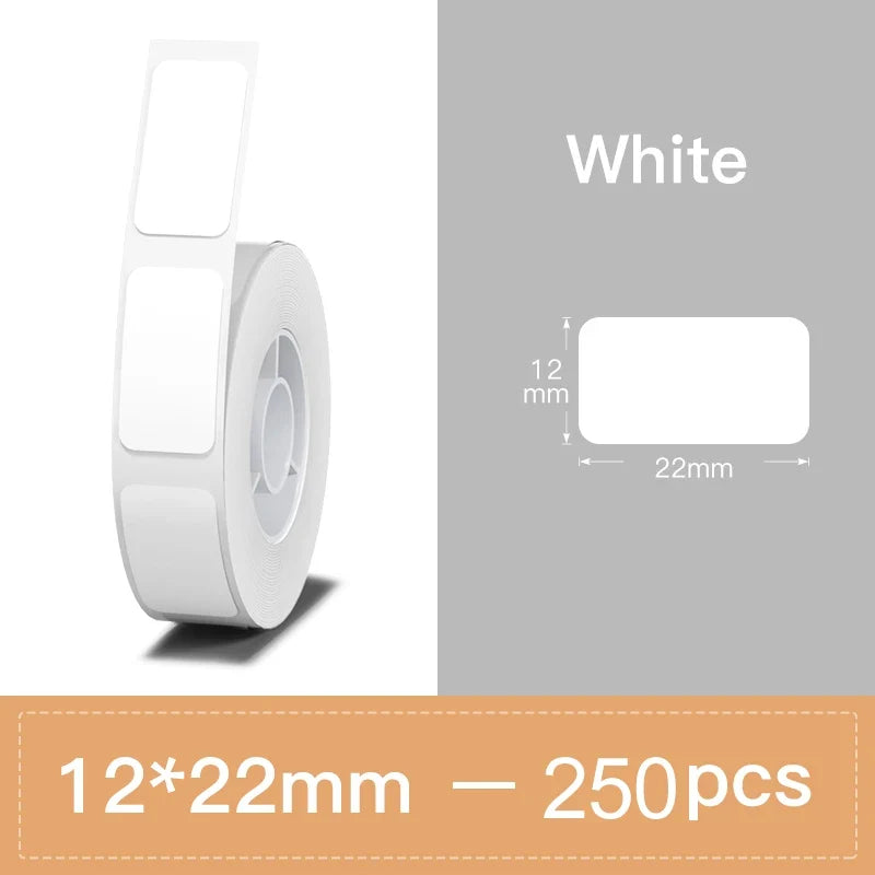 Niimbot Thermal Label Rolls – Clear & White for D11 D110 D101